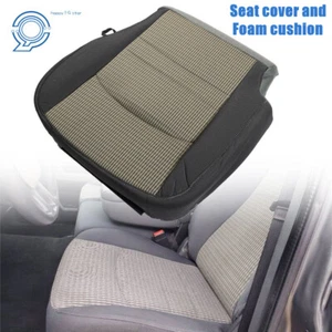 Driver Bottom Gray Cloth Seat Cover+Foam Cushion For 2009-2012 Dodge Ram 1500 - Picture 1 of 13