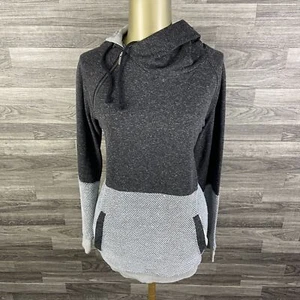 MAURICES 1/4 Zip Up Pullover Grey Hooded Sweatshirt Hoodie Women's Size Medium - Picture 1 of 11