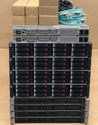 HP MSA 2040 DL360 Gen9 V4 158.4TB 12G SAS 10Gbit iSCSI 112-Core 1TB SAN Solution - Image 1 of 2