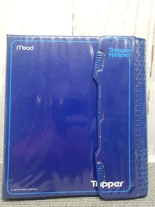 Vintage Trapper Keeper Notebook 29096 Blue 1990s 2 Trapper Portfolio's - Picture 1 of 12
