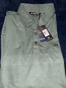 Travis Mathew Short Sleeve Pelican Drive Golf Polo Shirt XXL Green - Picture 1 of 3