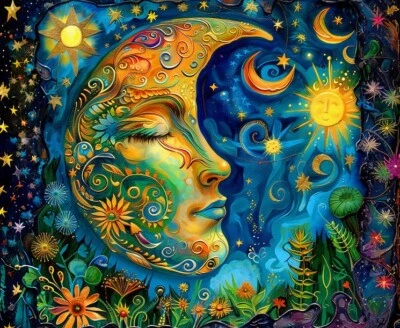 obo Blue Moon 1000pc Jigsaw Puzzle SPRINGBOK - Image 1 of 2