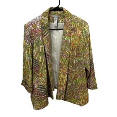 Alberto Makali Art To Wear Open Blazer Size XL - Image 1 of 3