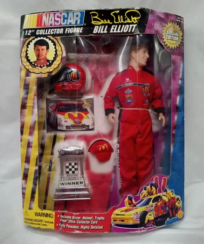 Bill Elliott NASCAR 12" Collector Figure McDonalds Special Ed 1997 Cover