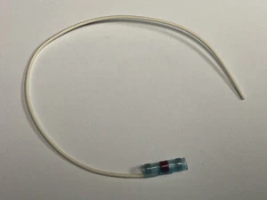 Soldersleeve Shield Terminator w/Wire 2.7mm PVDF Raychem SO63-1-55-22-9 - Picture 1 of 2