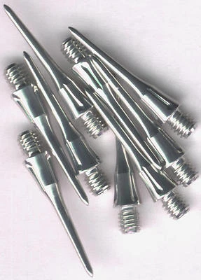 TON JUNKIE DARTS 2ba Silver Spike Alloy Dart Points: 3 per order
