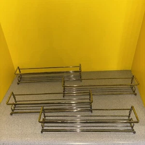 Spice Rack Wall Mount Pantry Cabinet Door Organizer Set of 4 Hanging Seasoning - Picture 1 of 5