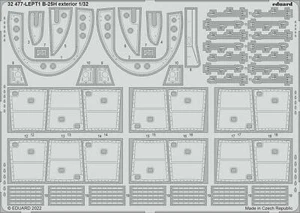 EDUARD 1/32 Aircraft- B25H Exterior for HKM EDU32477 - Picture 1 of 2