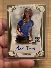 2023 Leaf Pickleball Premier Edition Alix Trying Gold Auto Card 10/30
