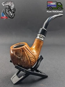 Metal/Acrylic Tobacco Sherlock Smoking Pipe + 5 FREE Screens +1 FREE Stand J01 - Picture 1 of 4