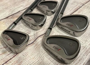 Tour Edge Bazooka J-Max Golf Clubs Iron Set 6-PW A-Flex Graphite, -2”, New Grips - Picture 1 of 17
