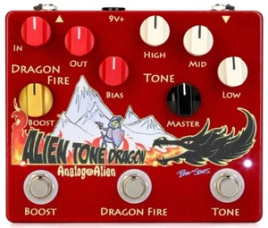Pedal multiefectos para guitarra analógico Alien Tone Dragon Overdrive Fuzz Boost - Imagen 1 de 3