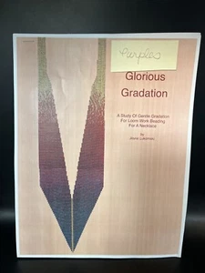 HTF Joyce Lukomski Jewelry Beading Kit NECKLACE GLORIOUS GRADATION PURPLE COMBO - Picture 1 of 4