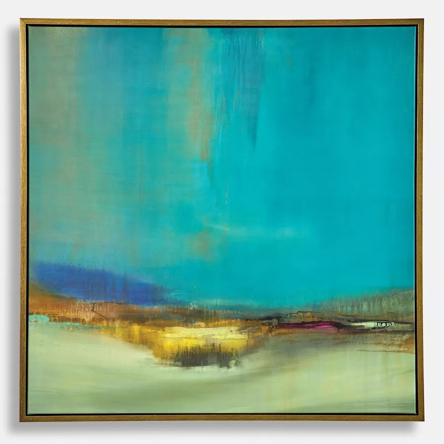 Arte en lienzo enmarcado Uttermost Bowery, dorado - 32324 Foto 1 de 1