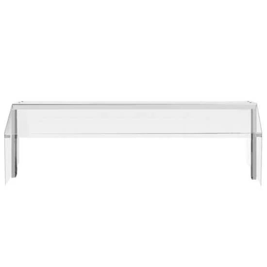 Protector antiestornudos con dosel de 72" para mesa de buffet de autoservicio refrigerada Foto 1 de 1