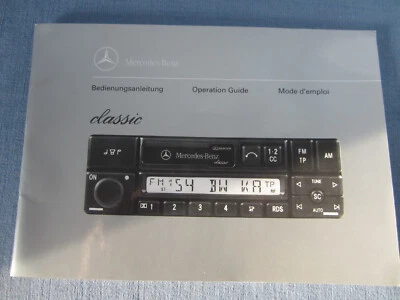 MERCEDES-BENZ BECKER CLASSIC Radio BEDIENUNGSANLEITUNG BE 1150 OPERATION GUIDE - Bild 1 von 4