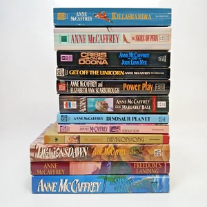 Anne McCaffrey Lot of 12 Books - Dragonriders of Pern Series & More 1970s–1990s - Picture 1 of 7