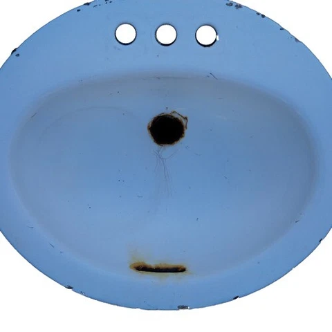 Vintage American Standard Cast Iron Bathroom Sink Wear Cover