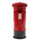 Delicated Metal London Street Red Mailbox Piggy Bank Souvenir Gift - 6''H