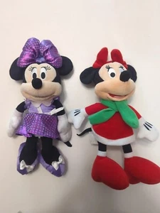 2 Minnie Mouse Peluche Toys 9" Disney Disney Molto Bellissimi - Foto 1 di 6