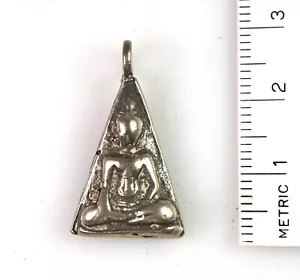 Ciondolo o ciondolo in argento BUDDHA KRISHNA SHIVA (#08) dal Tibet - Foto 1 di 2