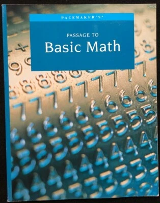Pacemaker's  PASSAGE TO BASIC MATH  Workbook (Teachers, Homeschoolers, Tutors) - Image 1 of 4