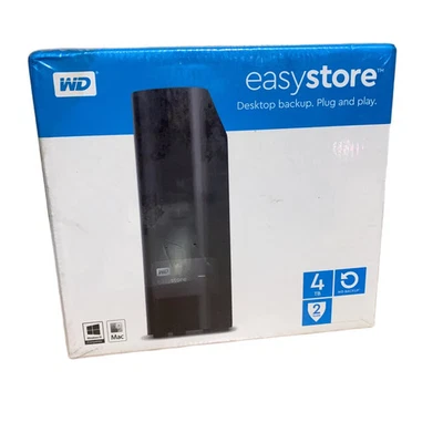 Western Digital My Book 4TB Potable Hard Drive - (WDBBGB0040BK-NESN) - Image 1 of 4