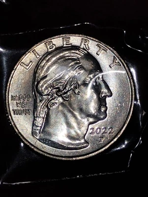 2022 D Wilma Mankiller Quarter Rare Error Coin 'In Cod We Trust' Error's on back - Image 1 of 4