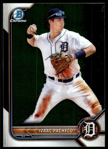 2022 Bowman Draft Chrome Izaac Pacheco Detroit Tigers #BCP-106 - Picture 1 of 2