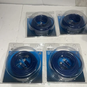 LOTE de 4 cables Cat5e azules Ethernet Cat5 cable de conexión Internet LAN cable de red - Imagen 1 de 4
