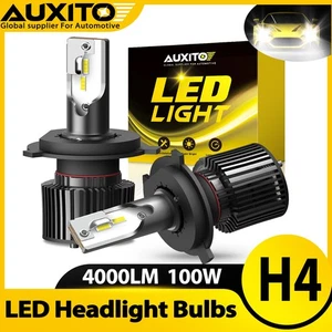 AUXITO 2X H4/9003/HB2 LED Bombillas Serie X1 Doble Alto/Bajo Xenón Blanco 6500K 80000LM - Imagen 1 de 12