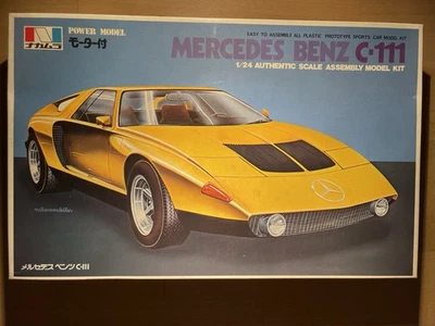 MERCEDES BENZ C-111 1/24 VINTAGE MODEL KIT NAKAMURA Vintage Original Box - Image 1 of 4