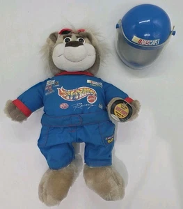 Mattel Hot Wheels 1999 12" Nascar Driver Bubba Peluche Oso Muñeca Juguete Ventana Decoración - Imagen 1 de 9