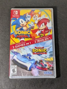 Sonic Mania + Team Sonic Racing Double Pack - Nintendo Switch NEW Sealed - Picture 1 of 3
