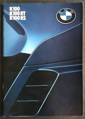 BMW K100 K100RT K100RS MOTORCYCLE Sales Brochure 1984  Ref 311200220 1/84 - Image 1 of 4