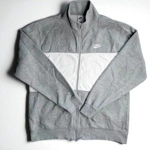 NIKE FULL ZIP 2 COLOUR TRACK TOP MENS SIZE MEDIUM - GYM TRACK TOP - Picture 1 of 7