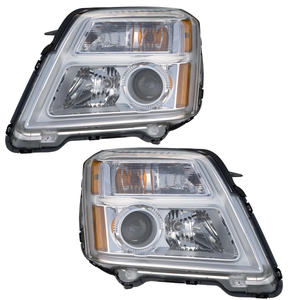 Juego de pares de faros halógenos delanteros para GMC Terrain 10-14 izquierda y derecha Foto 1 de 1