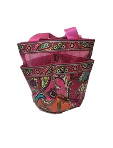 Vera Bradley Shower Caddy “Pink Swirl” Bathroom Tote - Picture 1 of 6