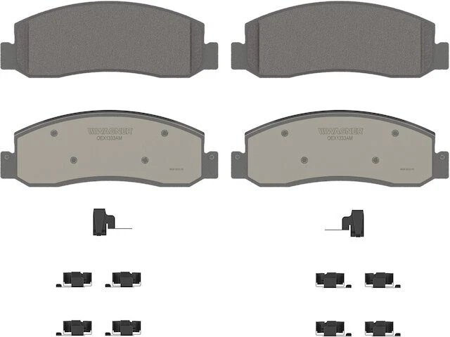 Juego de pastillas de freno delanteras para 11 Ford F250 Super Duty VH57T5 Foto 1 de 1