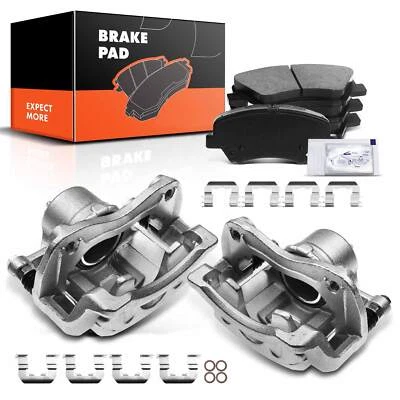 Pinza de freno delantera y pastillas de freno de cerámica para Hyundai Elantra 2011 2012 2013-2016 Foto 1 de 4