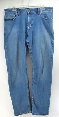 Prana Breathe Slim Fit Stretch Stone Wash Denim Jeans Mens Sz 35 x 32 - Image 1 of 4