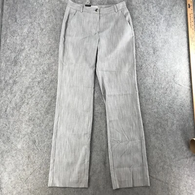 Kate Hill Pants Womens Size 2 Heather Gray Trouser Flat Front Career Occasions - Image 1 of 4
