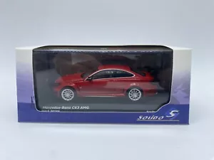 Modèle Auto Mercedes Benz C63 AMG Black Series Rouge - Solido - Échelle 1:43 - Picture 1 of 5