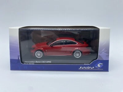 MODELLINO AUTO MERCEDES BENZ C63 AMG BLACK SERIES ROSSO - SOLIDO - SCALA 1:43 - Immagine 1 di 4