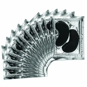 Anti Wrinkle Collagen Under Eye Masks, Removes Bags, Dark Circles, Black 12 Pair - Picture 1 of 10