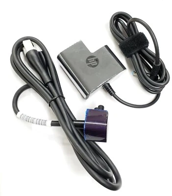 New Genuine 45W AC Charger For HP Laptop PC 14-dq0052dx 685K1UA#ABA 56Z60AV - Image 1 of 4