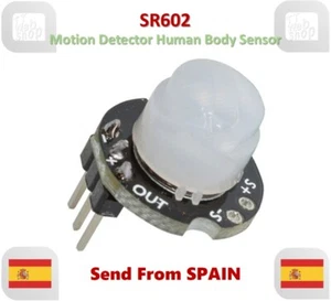 SR602 Motion Detector Human Body Infrared Pyroelectric Sensor Module MH-SR602 - Imagen 1 de 9