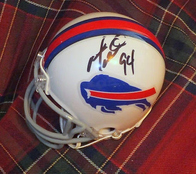 Mario Williams - DE - Buffalo Bills - Mini casco autografiado con certificado de autenticidad BDS #2434 Foto 1 de 3