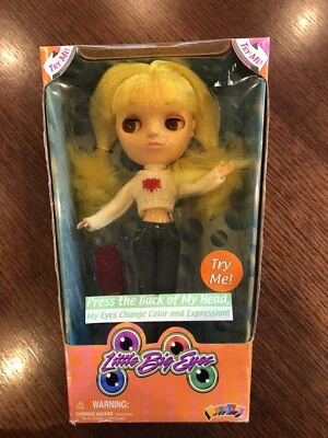 BONECA LITTLE BIG EYES por Street Wise tipo Blythe com 4 olhos coloridos na CAIXA! - Imagem 1 de 4