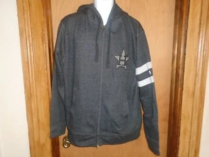 Houston Astros Majestic Men's Clubhouse Full Zip Hooded Fleece Jacket All Sizes - Picture 1 of 5